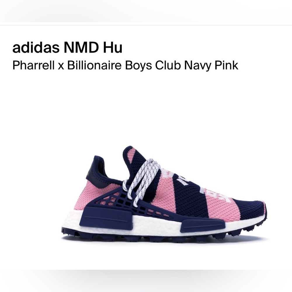 Pharrell x Billionaire Boys Club x NMD Human Race Trail “Heart & Mind” Navy/Pink